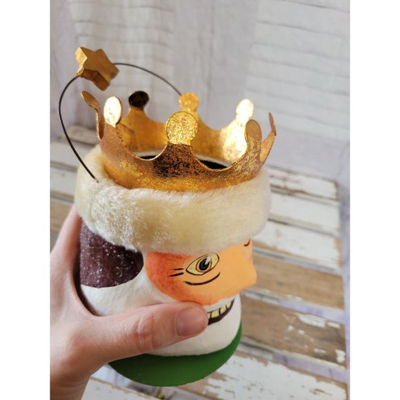 Dept 56 King bucket bag paper mache lantern decor unique - Picture 6 of 8